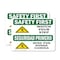 Signmission 3.5 in Height, 5 in Width, Vinyl Decal, Rectangle, Bilingual OS-2PACK-SF-D-35-L-10887 - alternate 1